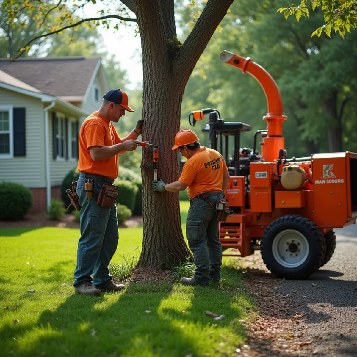 Professional residential tree removal and pruning in Cleveland, North Carolina