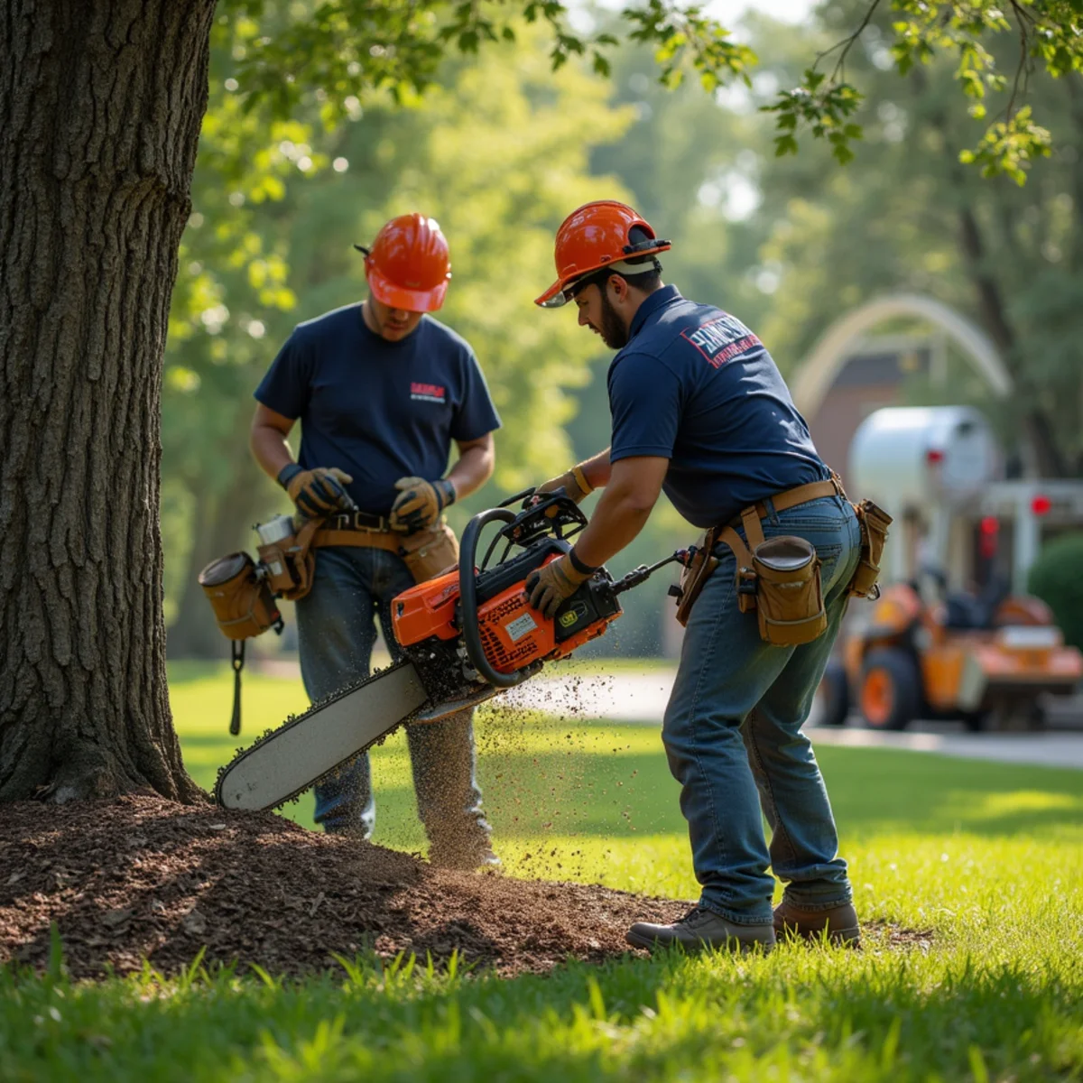 Professional residential tree removal and pruning in High Point, North Carolina